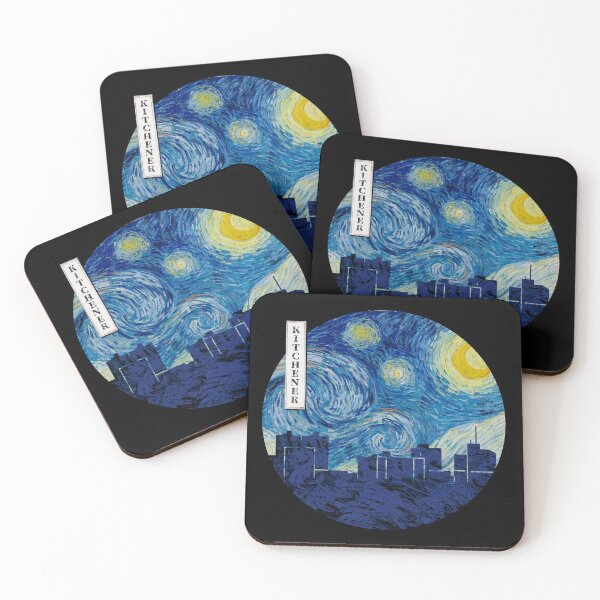 Item preview, Kitchener Starry Night Van Gogh Circle designed and sold by DFerraz.