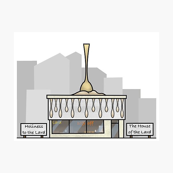 "The House of the Lard LDS Temple" Photographic Print for Sale by