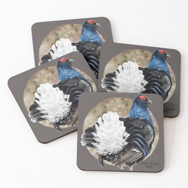 Item preview, Watercolor Black Grouse - Gallo Forcello designed and sold by ElisaZanoliArt.