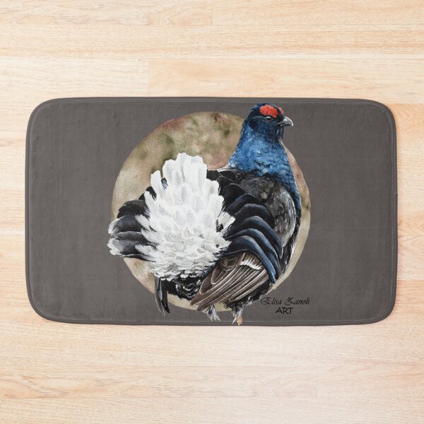 Item preview, Watercolor Black Grouse - Gallo Forcello designed and sold by ElisaZanoliArt.