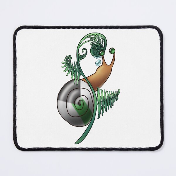 Item preview, Demiromantic Fern Pride Snail designed and sold by PrideSnails.