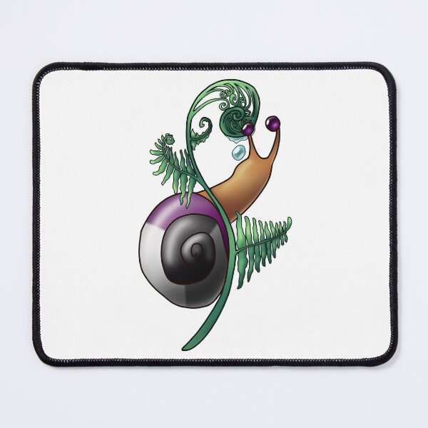 Item preview, Ace Fern Pride Snail designed and sold by PrideSnails.