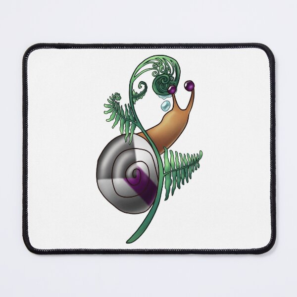 Item preview, Demisexual Fern Pride Snail designed and sold by PrideSnails.