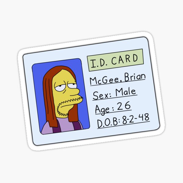 Fake Id Age Stickers
