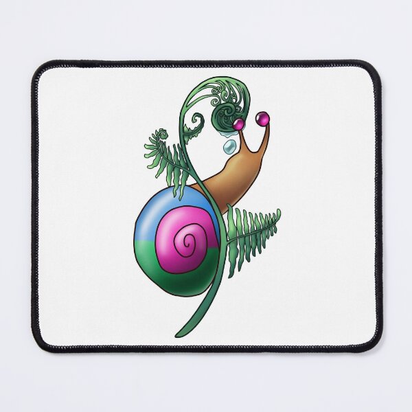 Item preview, Ply Polysexual/Polyromantic Fern Pride Snail designed and sold by PrideSnails.