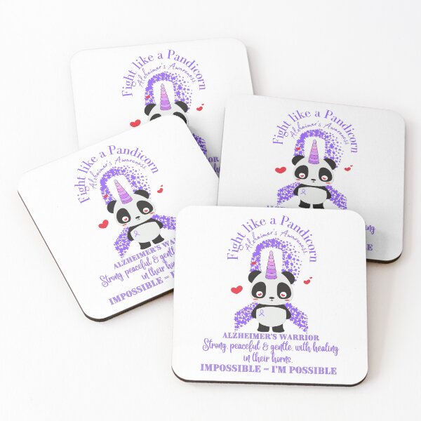 Item preview, Alzheimer's  Awareness Fight Like a Pandicorn designed and sold by JustaGurli.