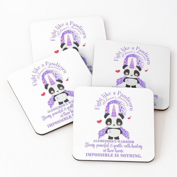 Item preview, Alzheimer's  Awareness Fight Like a Pandicorn designed and sold by JustaGurli.