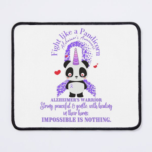 Item preview, Alzheimer's Awareness Fight Like a Pandicorn designed and sold by JustaGurli.