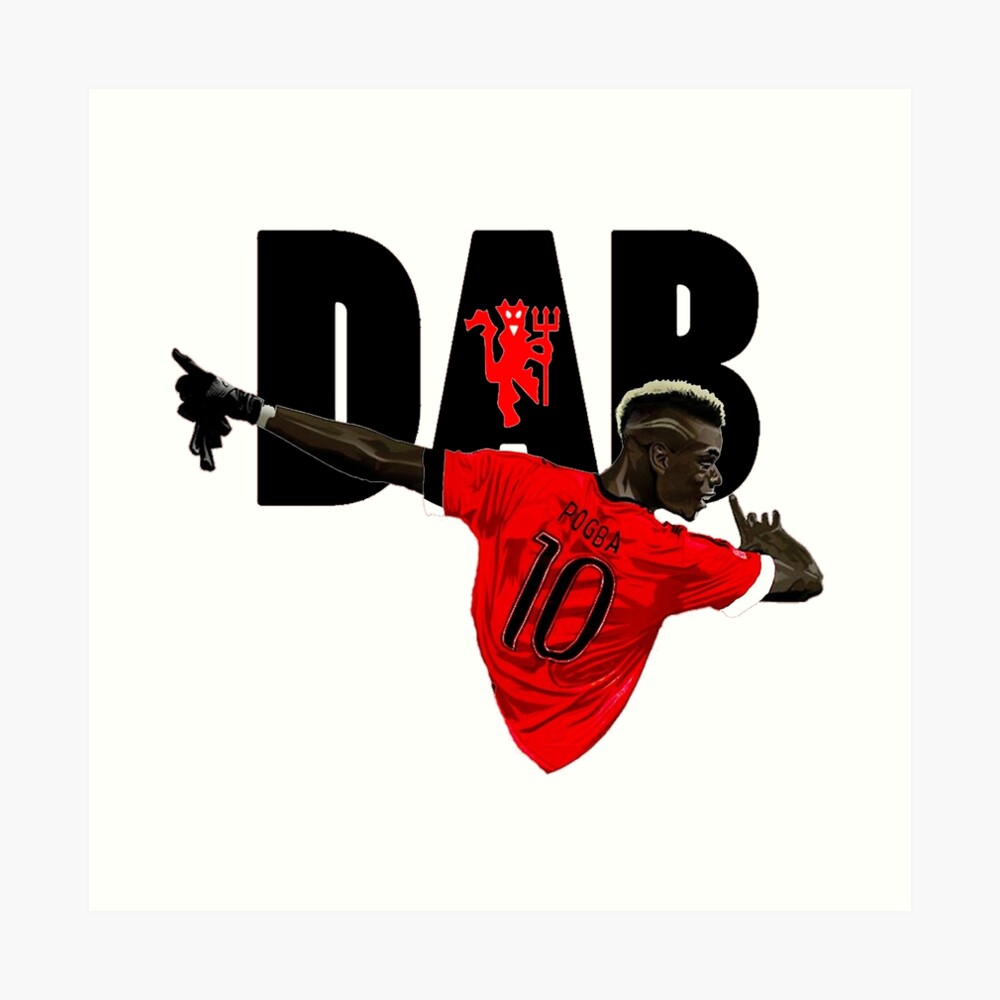 Lámina Artística «paul Pogba Dab Celebración» De Vypbra | Redbubble