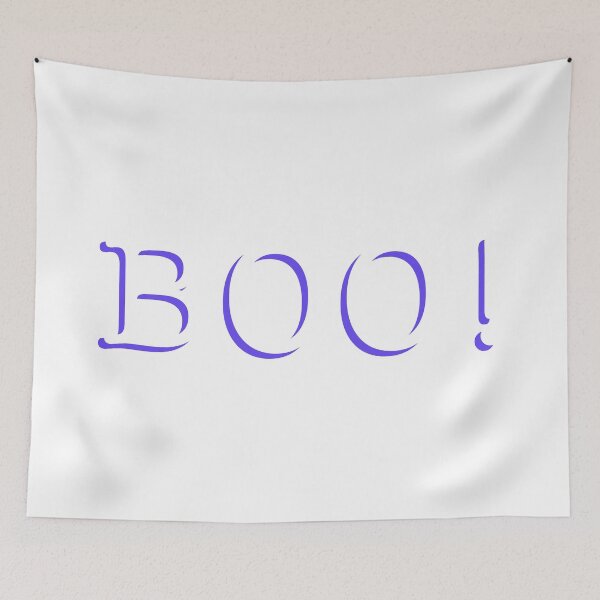 Item preview, Boo halloween simple cute spooky scary simple artwork design designed and sold by CreatedbyJR.