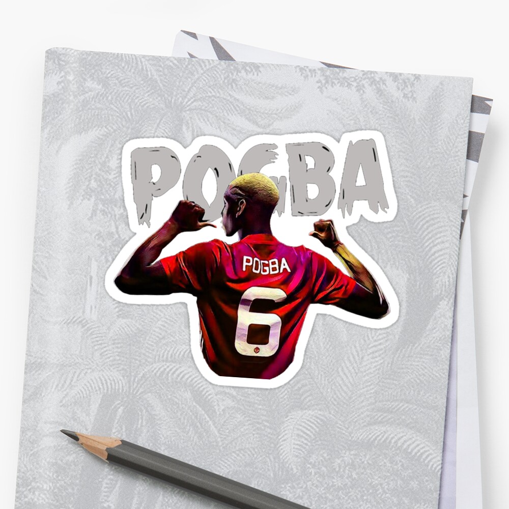 "paul Pogba Dab Celebration" Sticker By Vypbra | Redbubble