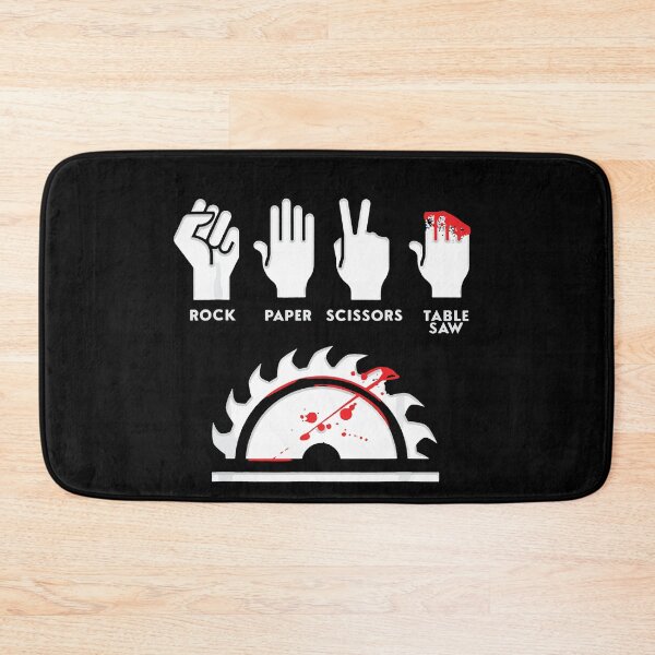Item preview, Rock paper Scissors Table Saw Funny Art Design Happy Apparel Essential Inspiration Joy Mood designed and sold by DesignByHeartUK.