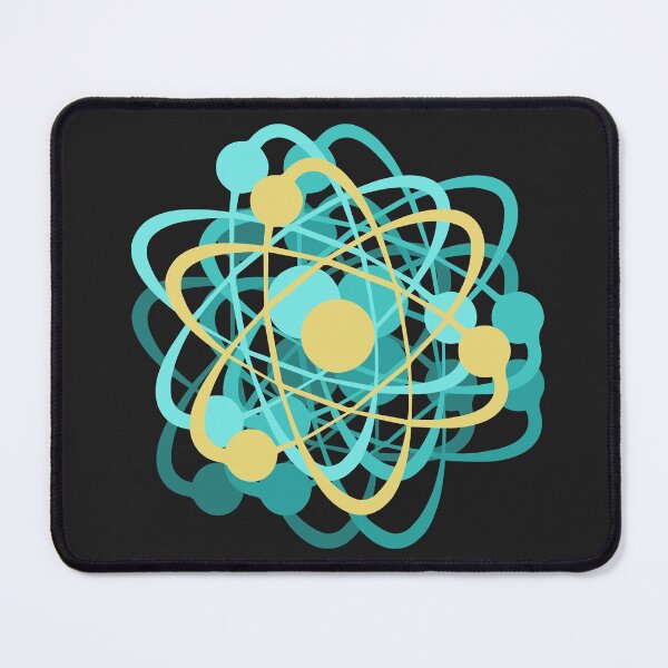 Item preview, Psycho Atom - Gold And Aqua designed and sold by Chubuter.