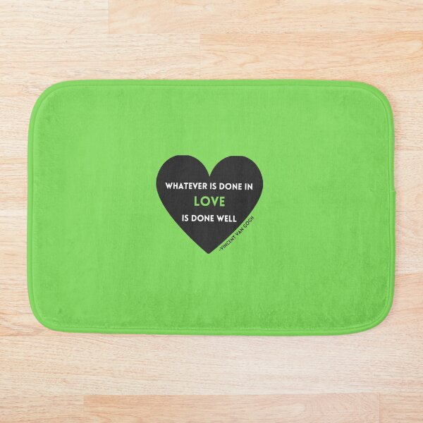 Item preview, Whatever is done in LOVE (green) designed and sold by InkThinkArt.