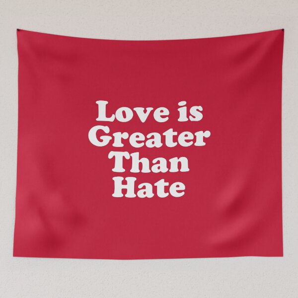 Item preview, Love Is Greater Than Hate #2 designed and sold by SalahBlt.
