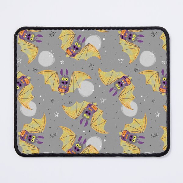 Item preview, Halloween Bats - Grey background designed and sold by LANDofCLE.