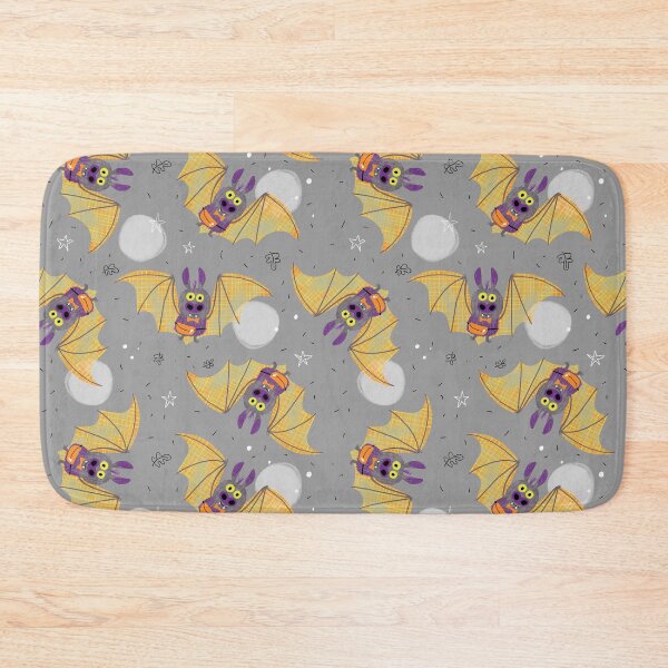 Item preview, Halloween Bats - Grey background designed and sold by LANDofCLE.