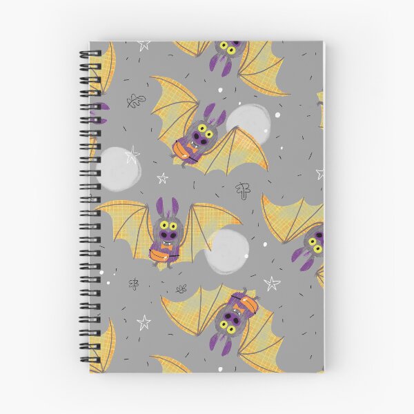 Item preview, Halloween Bats - Grey background designed and sold by LANDofCLE.