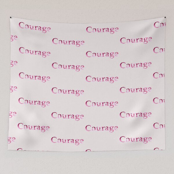 Item preview, Watercolor encouragement slogan - Courage  designed and sold by JaniceLalonde.