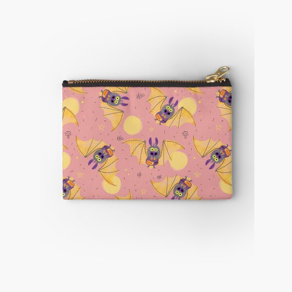 Item preview, Halloween Bats - pink background designed and sold by LANDofCLE.