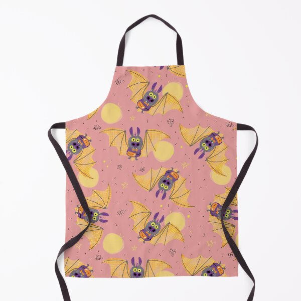 Item preview, Halloween Bats - pink background designed and sold by LANDofCLE.