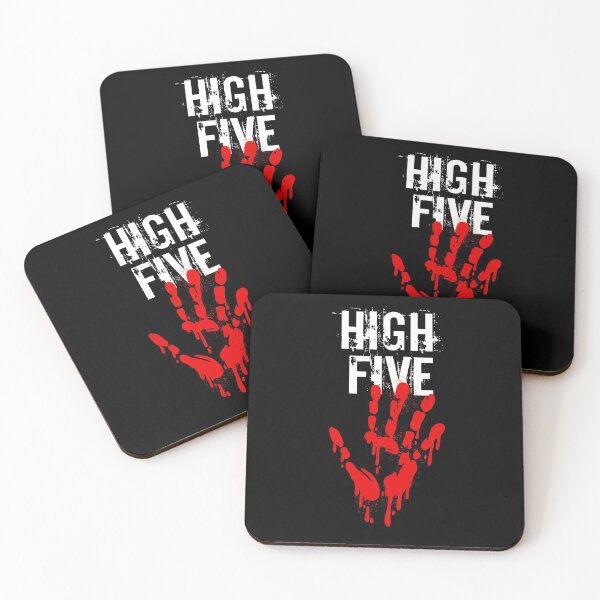 Item preview, Blood Handprints High Five - Halloween funny designed and sold by OutcastBrain.