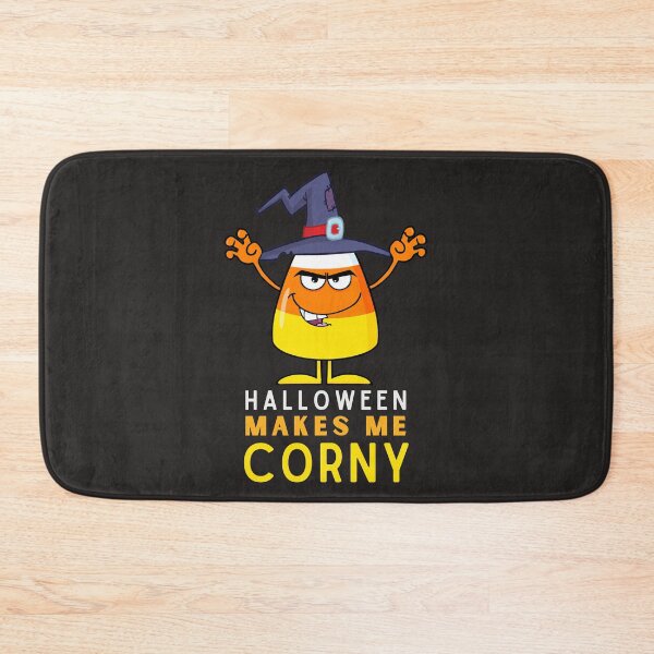 Item preview, Halloween Makes Me So Corny Funny Candy Corn Wearing Witch Hat designed and sold by SweetbeStore.