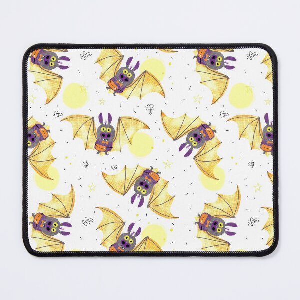 Item preview, Halloween Bats - white background designed and sold by LANDofCLE.