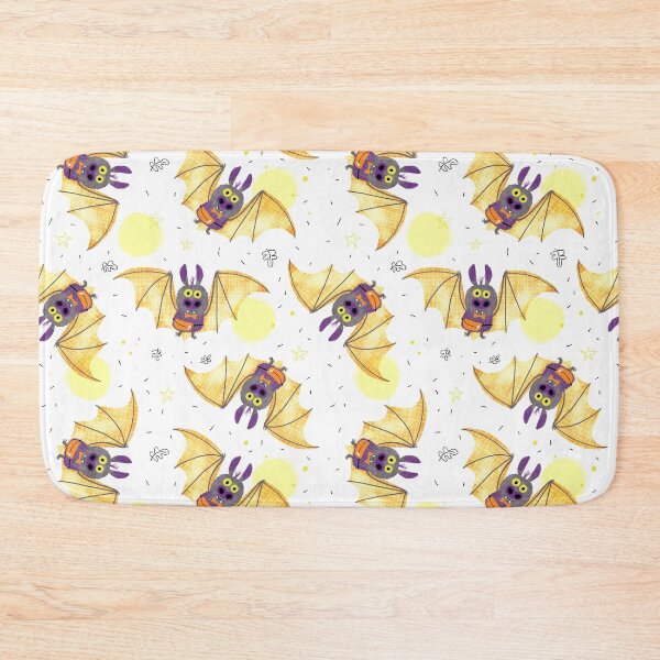 Item preview, Halloween Bats - white background designed and sold by LANDofCLE.
