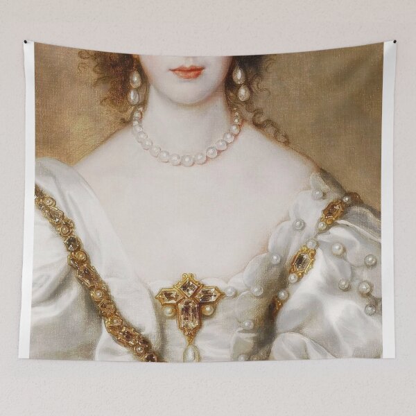 Item preview, Bejeweled Woman Renaissance Painting  designed and sold by Bellathewilde.