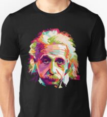 Albert Einstein Genius Space Cosmos Galaxy Universe Unisex T-Shirt