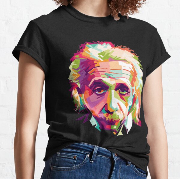 Albert Einstein Genius Space Cosmos Galaxy Universum Classic T-Shirt