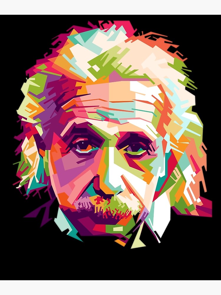"Albert Einstein Genius Space Cosmos Galaxy Universe" Poster for Sale