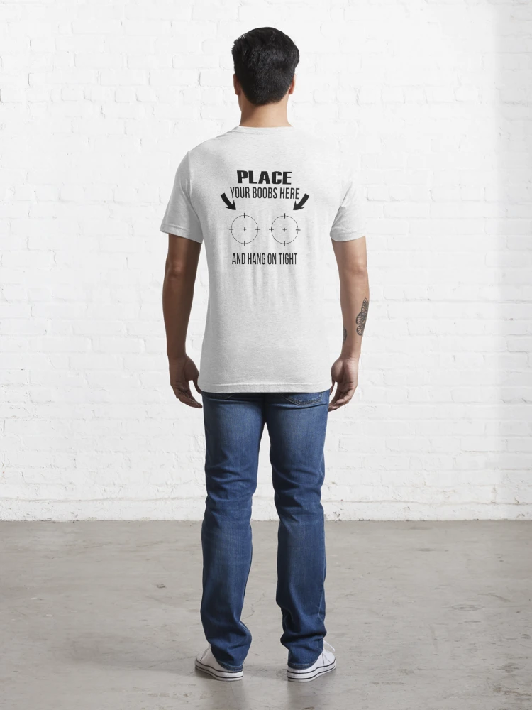 Get Place Your Boobs Here And Hang On Tight Vintage Shirt For Free Shipping  • Custom Xmas Gift