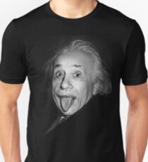 Albert Einstein Genius Tongue Funny Unisex T-Shirt