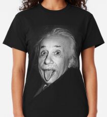Albert Einstein Genius Tongue Funny Classic T-Shirt