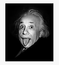 Lámina fotográfica Albert Einstein Genius Tongue Funny