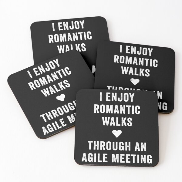 Item preview, Funny I Enjoy Romantic Walks Through An Agile Meeting designed and sold by wingstar.