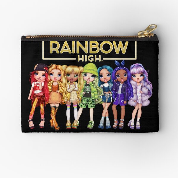 Personnages principaux et logo de Rainbow High Pochette
