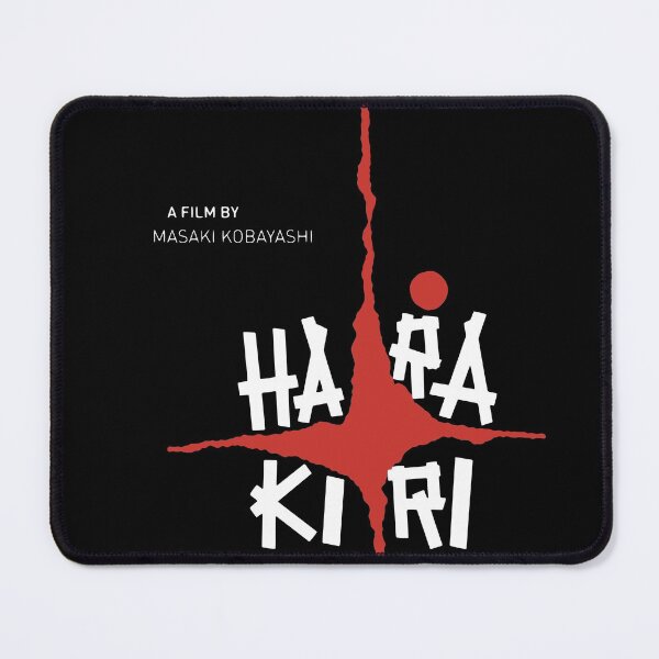 Item preview, Harakiri Film Movie Poster Japanese Cinema Cinephile Masaki Kobayashi designed and sold by IdlyBlue.