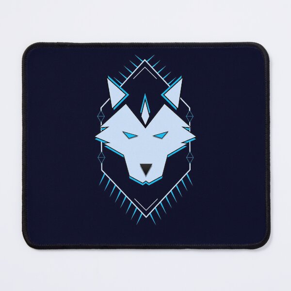 Item preview, Blue Husky Wolf Dog Minimalist Logo designed and sold by IdlyBlue.