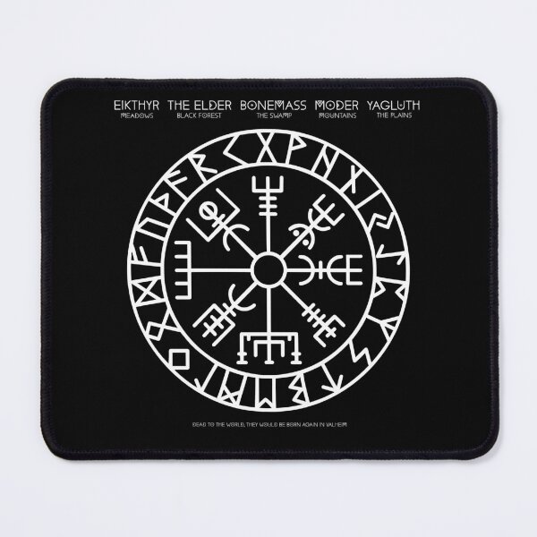 Item preview, Ancient Norse Mythology Runes Vikings Game Bosses Eikthyr, The Elder, Bonemass, Moder, Yagluth  designed and sold by IdlyBlue.