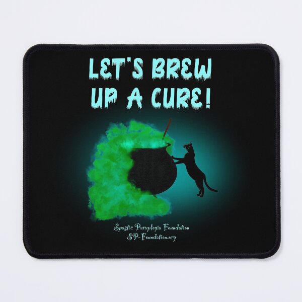 Item preview, “Let’s Brew Up A Cure” for dark backgrounds designed and sold by Spastic Paraplegia.