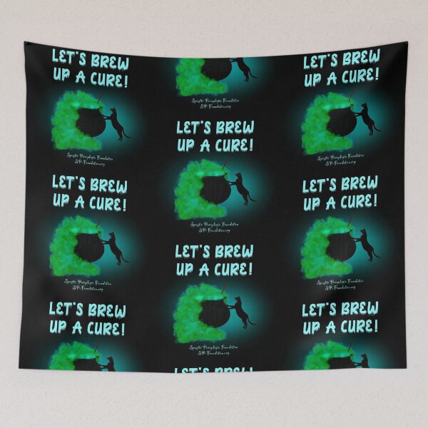 Item preview, “Let’s Brew Up A Cure” for dark backgrounds designed and sold by Spastic Paraplegia.