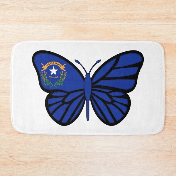 Item preview, State of Nevada Flag Butterfly  designed and sold by Gsallicat.