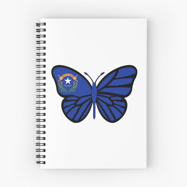 Item preview, State of Nevada Flag Butterfly  designed and sold by Gsallicat.