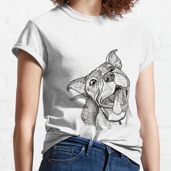 Item preview, Happy pit bull designed and sold by WatershipBound.