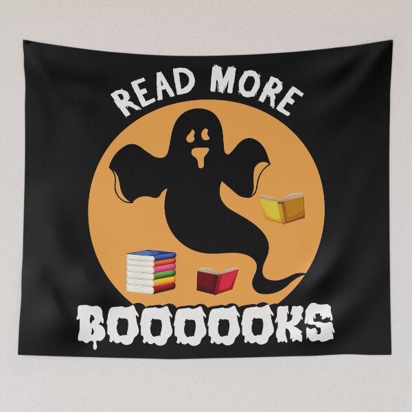 Item preview, Read More Boooooks - Funny Cute Boo Ghost Book Reading Halloween Library Teacher designed and sold by ALITOPRINCE.