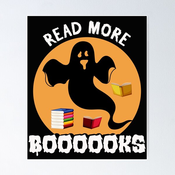 Item preview, Read More Boooooks - Funny Cute Boo Ghost Book Reading Halloween Library Teacher designed and sold by ALITOPRINCE.