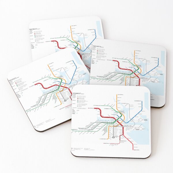 Item preview, Boston Area Rapid Transit Map designed and sold by John Branagan.